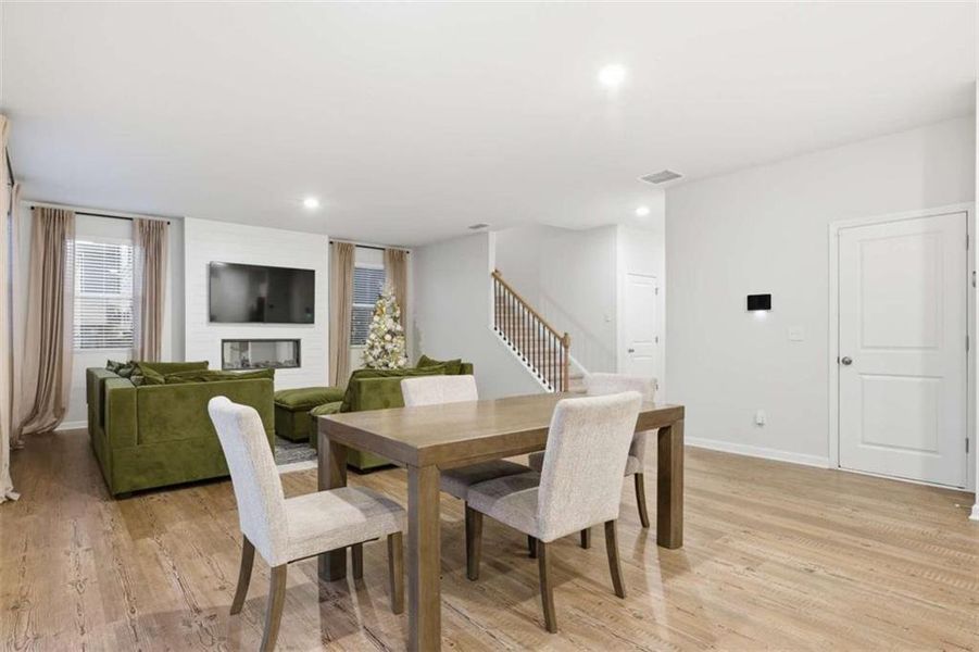 Furnished interior view inside a new home in Kingsley Creek, Lithonia (Image 12).