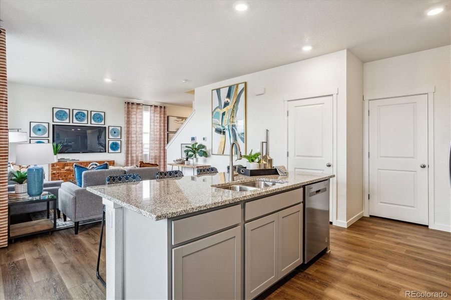 Furnished interior view inside a new home in Ridge at Johnstown, Johnstown (Image 10).