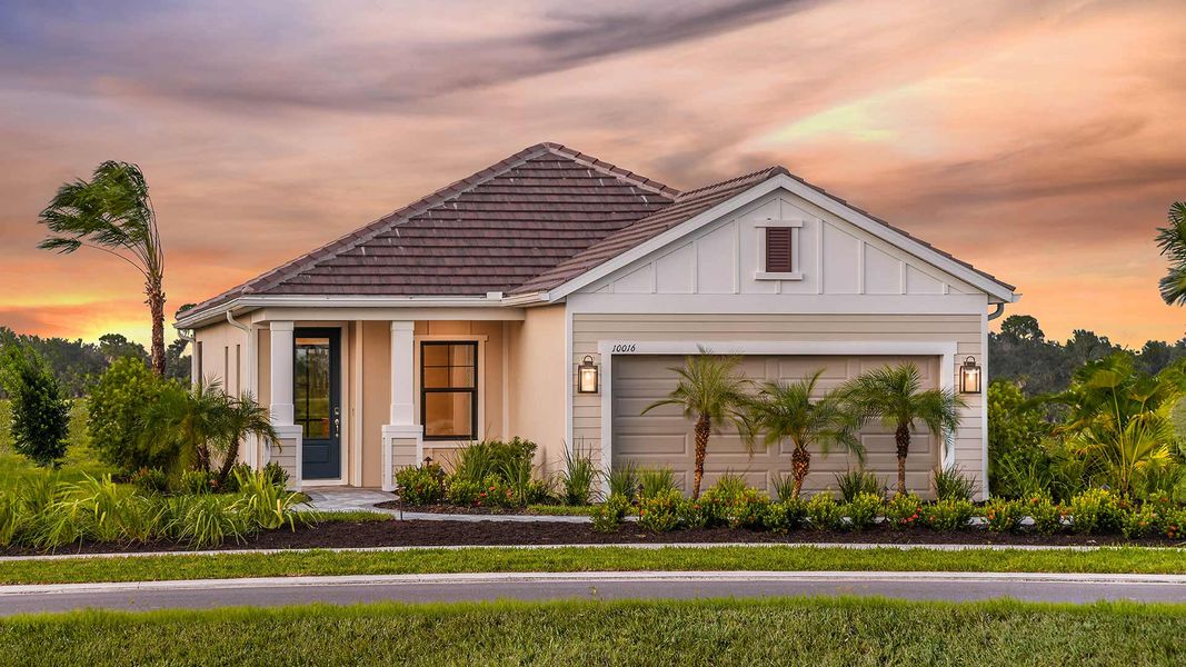 Representative exterior photo of a completed home built from the Imagination 2 by Neal Communities in Grand Park, Sarasota, FL (Image 14).