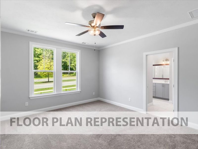 Robin Plan Primary Bedroom | Ivey Homes Robin Plan Primary Bedroom | Ivey Homes