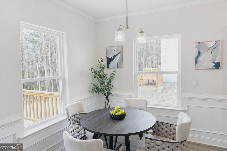 Furnished interior view inside a new home in Canterbury Villas, Carrollton (Image 7).