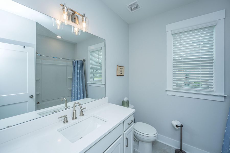 Furnished interior view inside a new home in The Enclave at French Quarter Creek, Huger (Image 57). Furnished interior view inside a new home in The Enclave at French Quarter Creek, Huger (Image 57).