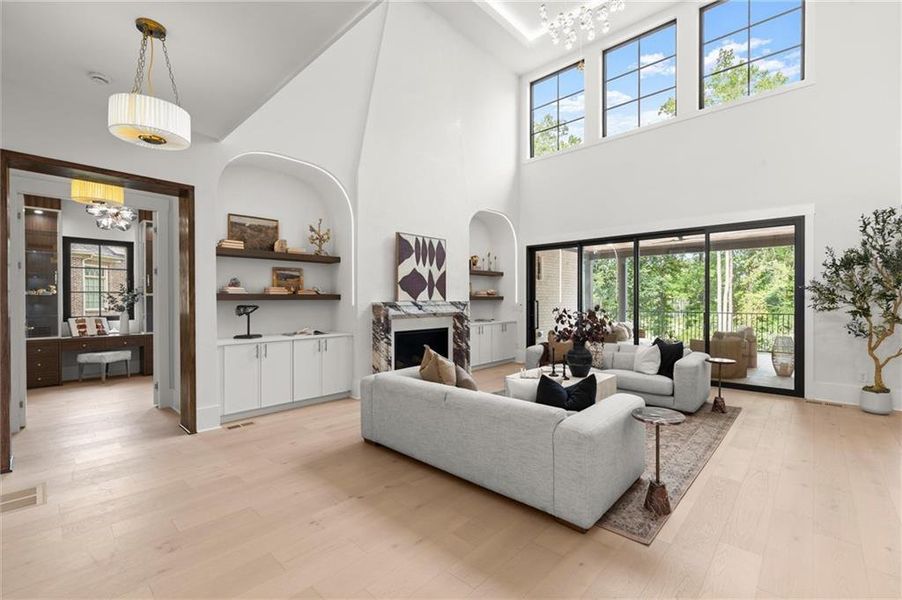 Furnished interior view inside a new home in , Alpharetta (Image 16).