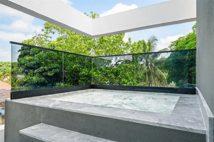Exterior details and patio area of a home in , Miami (Image 30). Exterior details and patio area of a home in , Miami (Image 30).