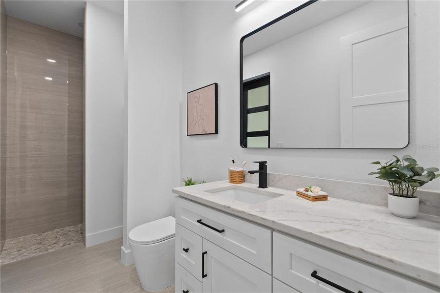 Furnished interior view inside a new home in , Port Charlotte (Image 19). Furnished interior view inside a new home in , Port Charlotte (Image 19).