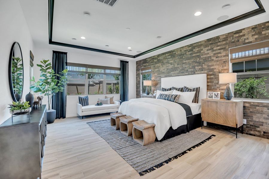 Furnished interior view inside a new home in Palo Verde at North Creek, Queen Creek (Image 24).