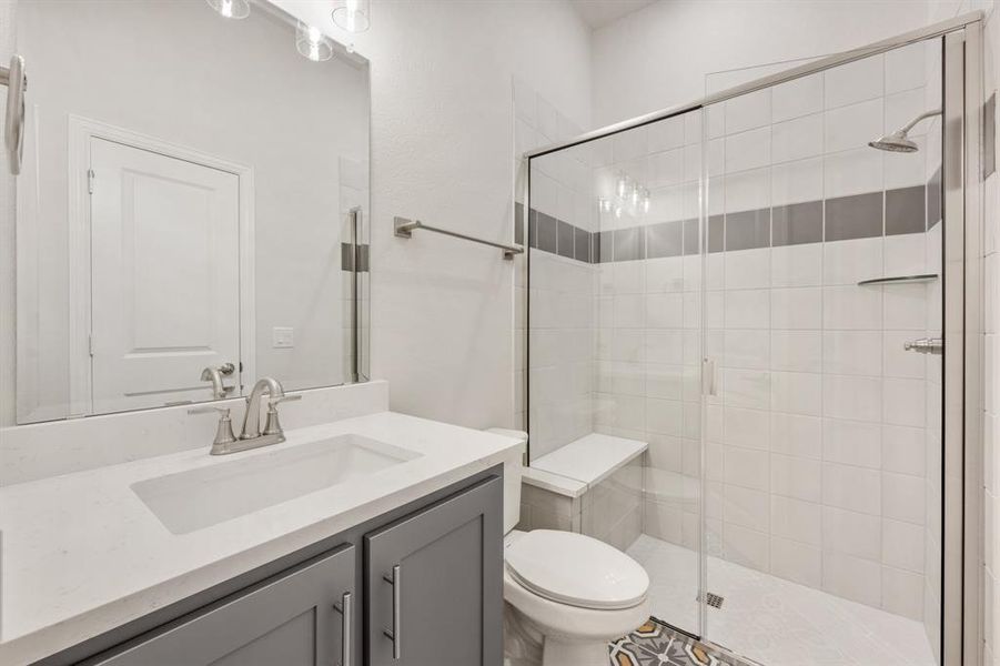 Furnished interior view inside a new home in Villages of Walnut Grove, Midlothian (Image 8).