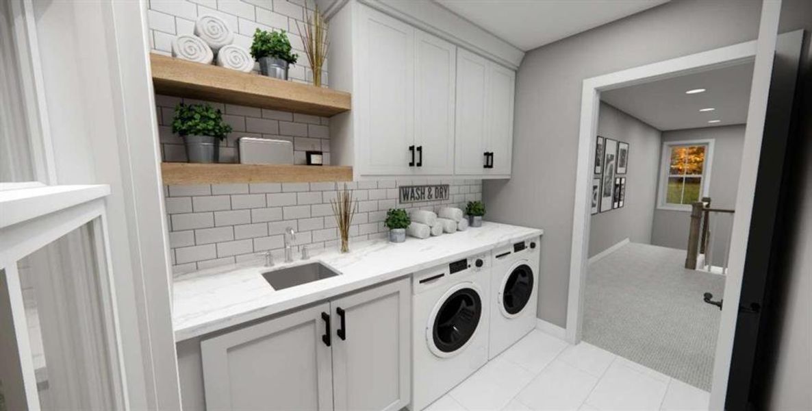 Furnished interior view inside a new home in , Carrollton (Image 9).