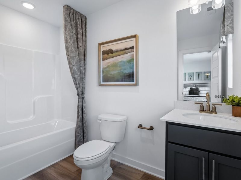 Furnished interior view inside a new home in The Towns at Red River, Gallatin (Image 34). Furnished interior view inside a new home in The Towns at Red River, Gallatin (Image 34).