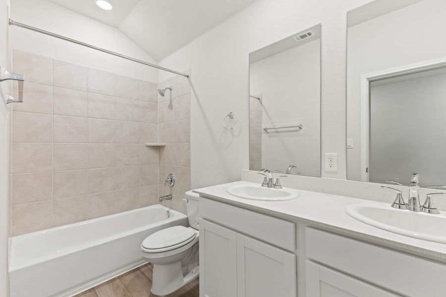 Furnished interior view inside a new home in Flora, Hutto (Image 10). Furnished interior view inside a new home in Flora, Hutto (Image 10).