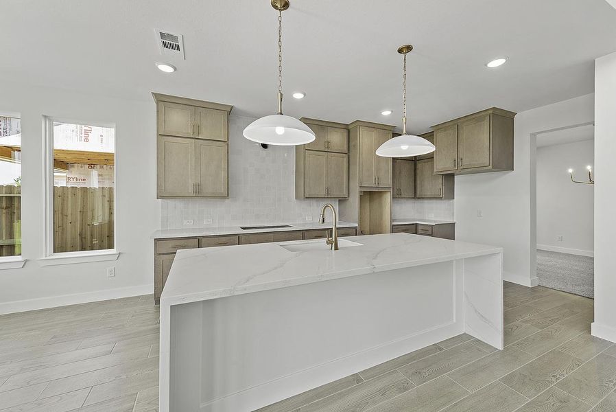 Furnished interior view inside a new home in Jordan Ranch, Katy (Image 10).