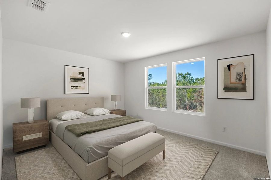 Furnished interior view inside a new home in Sutton Farms, San Antonio (Image 5).