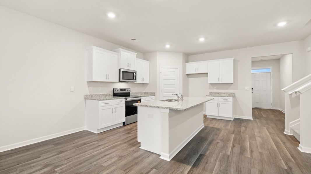 Furnished interior view inside a new home in Southwind Village, Evans (Image 5).
