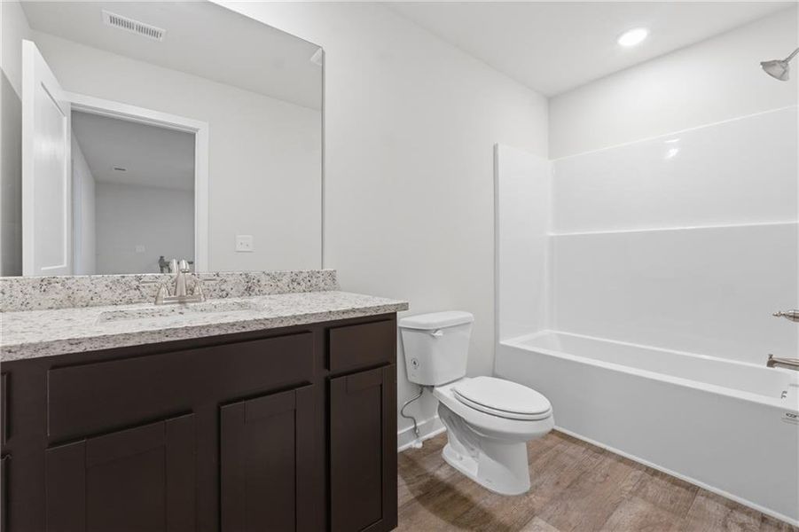 Furnished interior view inside a new home in The Enclave at Stonewall Station, Union City (Image 6).