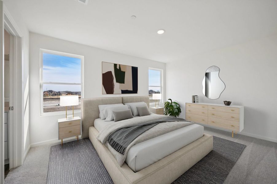 Representative furnished interior of a home built from the Rayne by Starlight Homes in Coyote Meadows, Anna (Image 8).