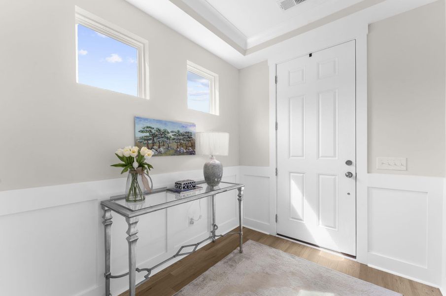 Furnished interior view inside a new home in , Charleston (Image 24).