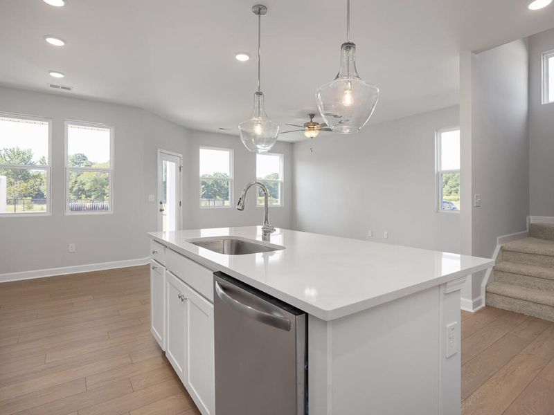 Furnished interior view inside a new home in Springvale, Fuquay Varina (Image 6).