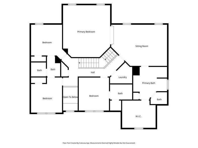 2D floor plan layout of this home in Stillwater Springs, Dacula, GA (Image 7).
