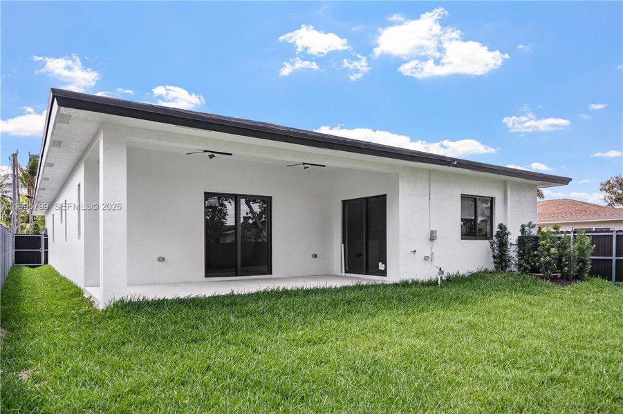 Exterior details and patio area of a home in , West Park (Image 26).