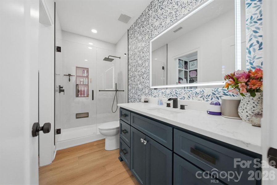 Furnished interior view inside a new home in , Hickory (Image 15).