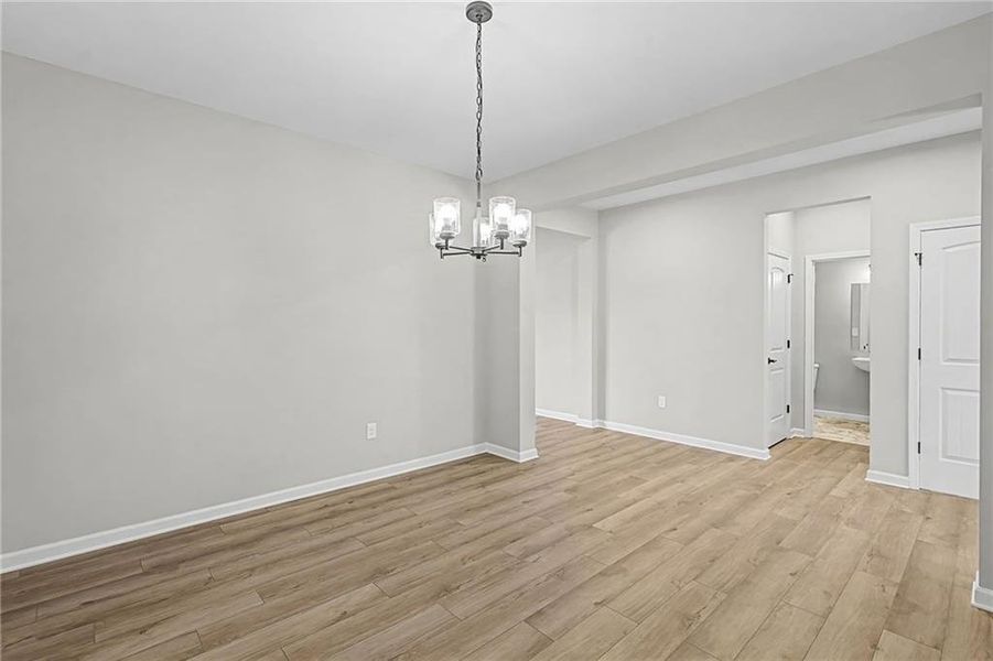 Spacious, unfurnished interior of a new home in Twin Lakes, Hoschton (Image 37). Spacious, unfurnished interior of a new home in Twin Lakes, Hoschton (Image 37).