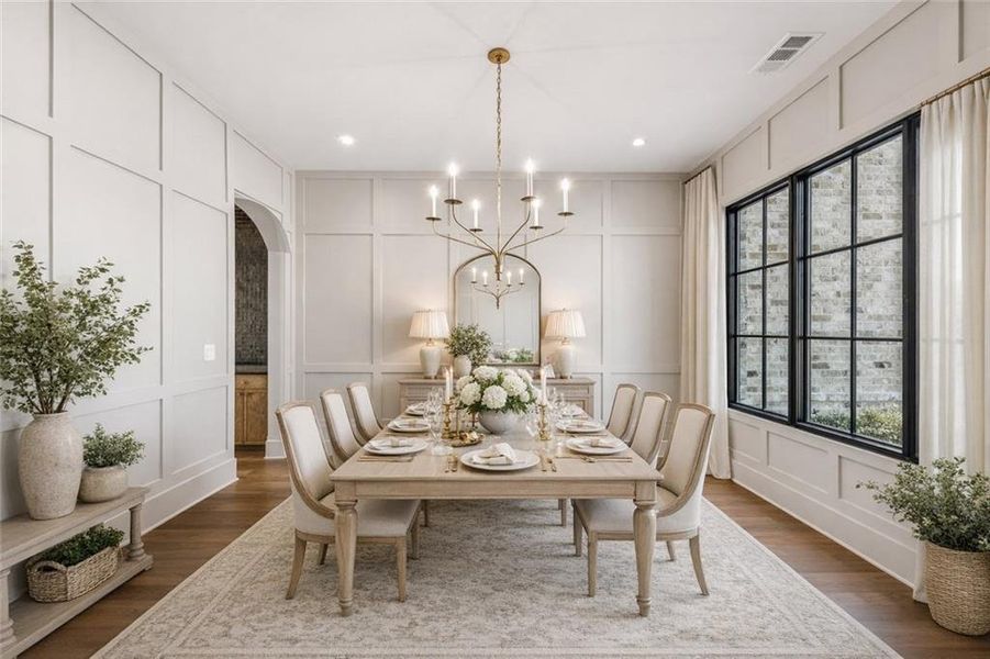 Furnished interior view inside a new home in , Atlanta (Image 14). Furnished interior view inside a new home in , Atlanta (Image 14).