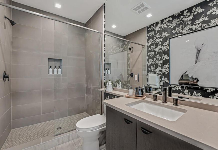 Furnished interior view inside a new home in Apex at Avenir, Palm Beach Gardens (Image 6).