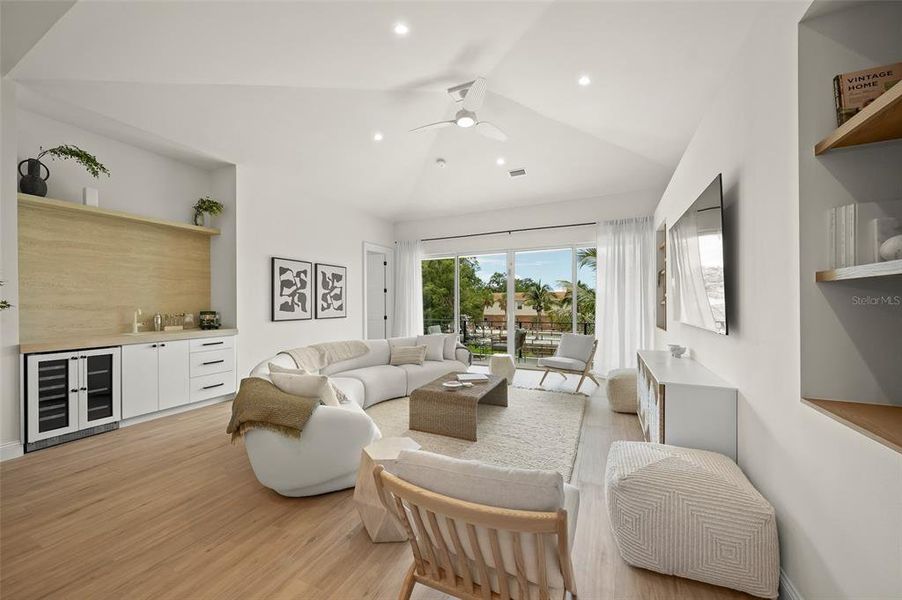 Furnished interior view inside a new home in , Sarasota (Image 4).