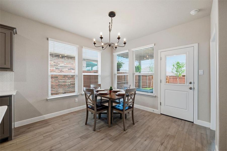 Furnished interior view inside a new home in , Cleburne (Image 17).