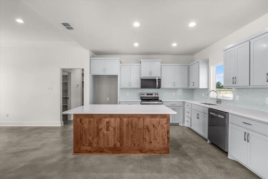 Furnished interior view inside a new home in , Cresson (Image 10).