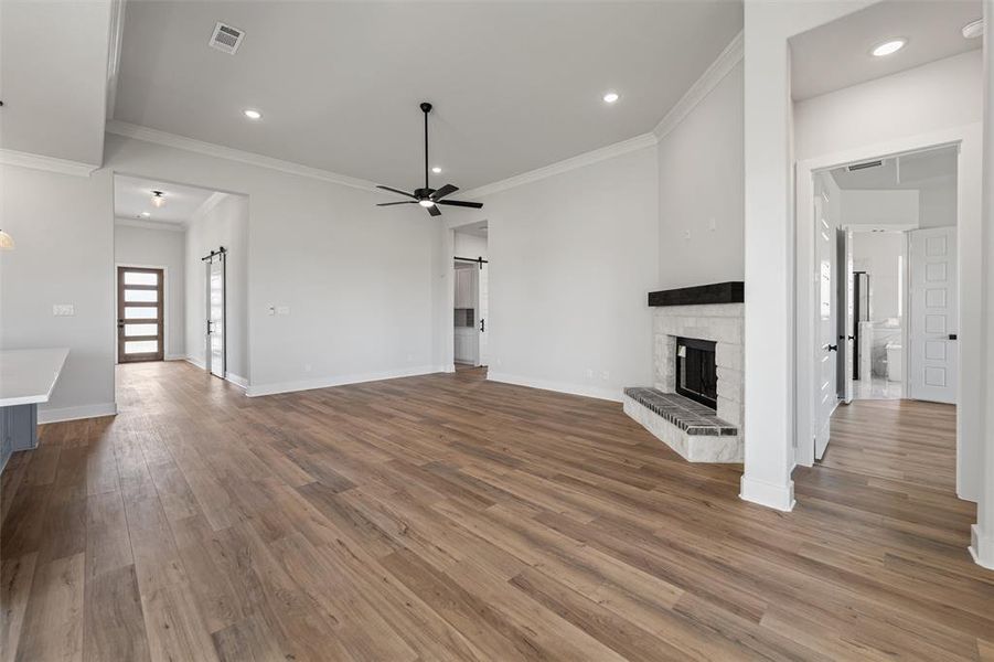 Spacious, unfurnished interior of a new home in Rocky Top, Krum (Image 17). Spacious, unfurnished interior of a new home in Rocky Top, Krum (Image 17).