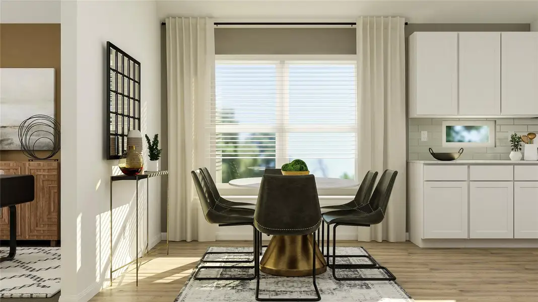 Furnished interior view inside a new home in Lively Ranch: Brookstone Collection, Georgetown (Image 2). Furnished interior view inside a new home in Lively Ranch: Brookstone Collection, Georgetown (Image 2).