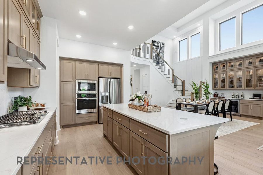 Furnished interior view inside a new home in Parkside On The River, Georgetown (Image 8).