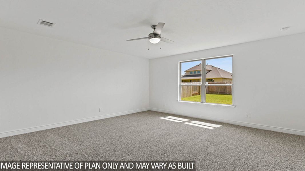 Representative unfurnished interior of a home built from the Kenzo by D.R. Horton in Riverside Estates, Mont Belvieu (Image 12).