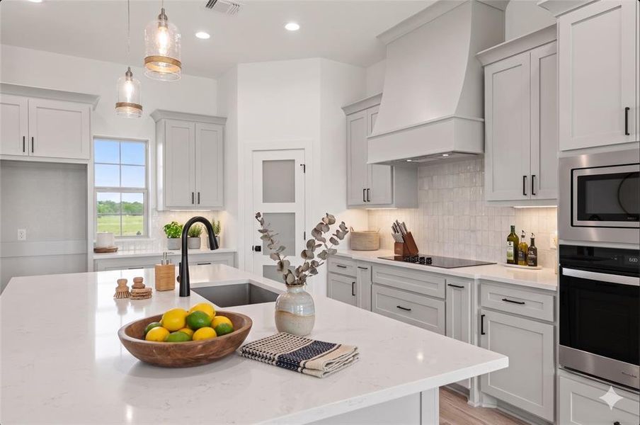 Furnished interior view inside a new home in Prairie Winds Estates, Poolville (Image 11).