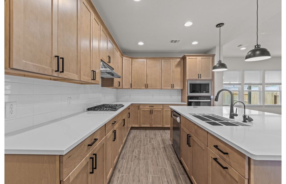 Furnished interior view inside a new home in Davis Ranch, San Antonio (Image 4).