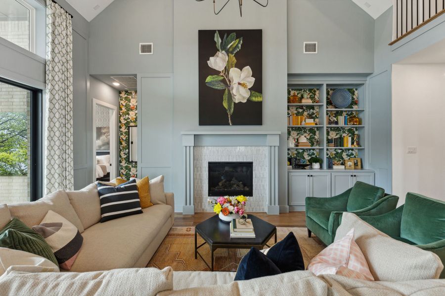 Representative furnished interior of a home built from the Hudson II by Southgate Homes in Windsong Ranch 71' Series, Prosper (Image 7).
