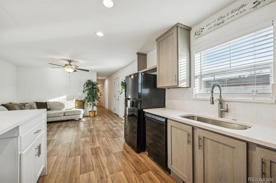 Furnished interior view inside a new home in , Denver (Image 8). Furnished interior view inside a new home in , Denver (Image 8).