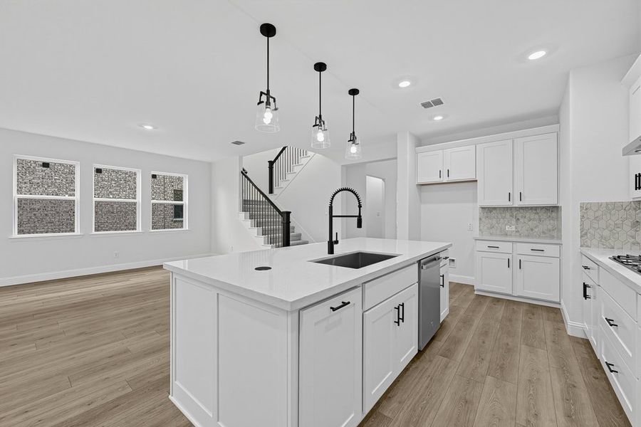 Furnished interior view inside a new home in The Ridge at Northlake, Northlake (Image 9).