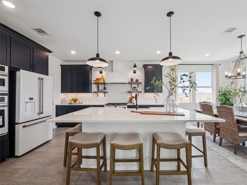 Stunning island kitchen (*Photo not of actual home and used for illustration purposes only.)