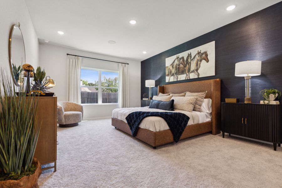 Representative furnished interior of a home built from the Hartford by Cambridge Homes in Ribbonwood, Aubrey (Image 10).