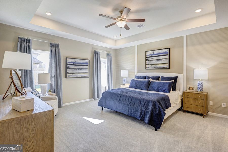Furnished interior view inside a new home in Maddox Station, Eatonton (Image 8).