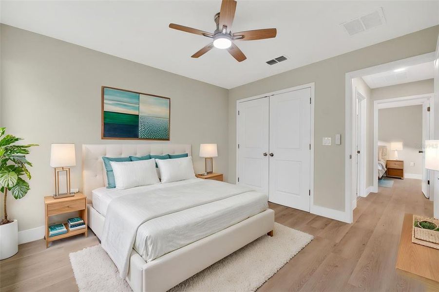 Furnished interior view inside a new home in , Orlando (Image 42).