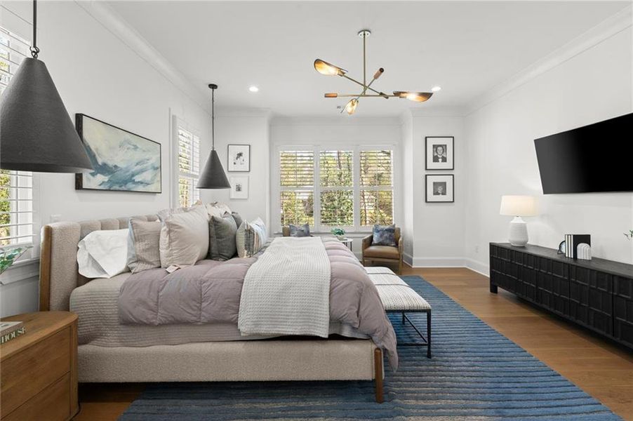 Furnished interior view inside a new home in , Marietta (Image 21). Furnished interior view inside a new home in , Marietta (Image 21).