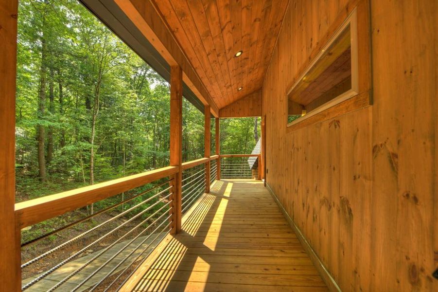 Exterior details and patio area of a home in , Cherry Log (Image 22). Exterior details and patio area of a home in , Cherry Log (Image 22).