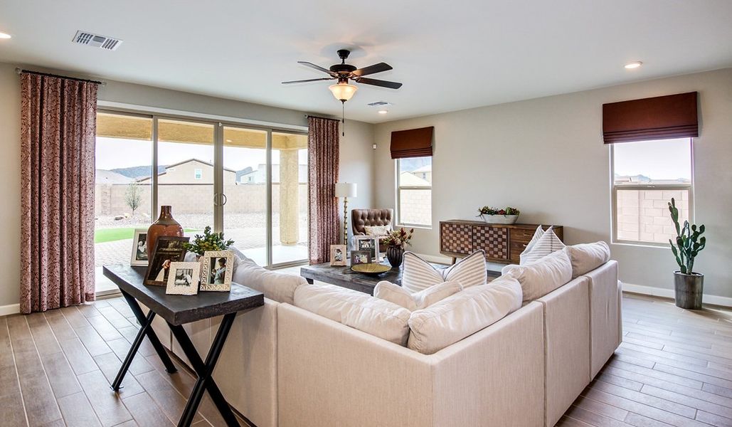 Furnished interior view inside a new home in Sycamore Vista, Vail (Image 6).