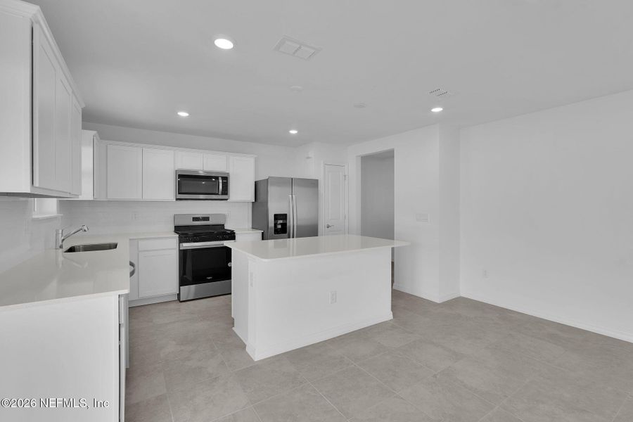 Furnished interior view inside a new home in Wells Landing, Jacksonville (Image 9).