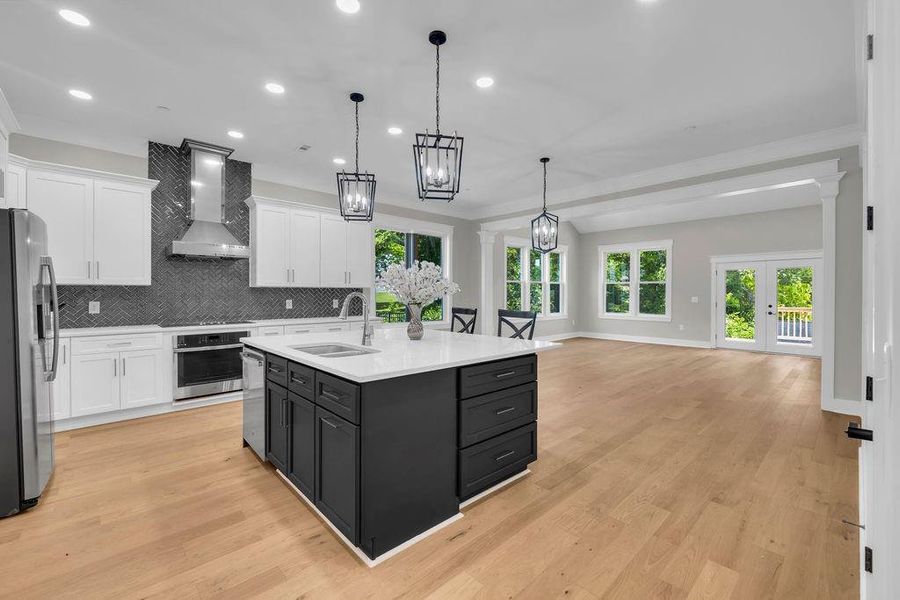 Furnished interior view inside a new home in , Marietta (Image 13).
