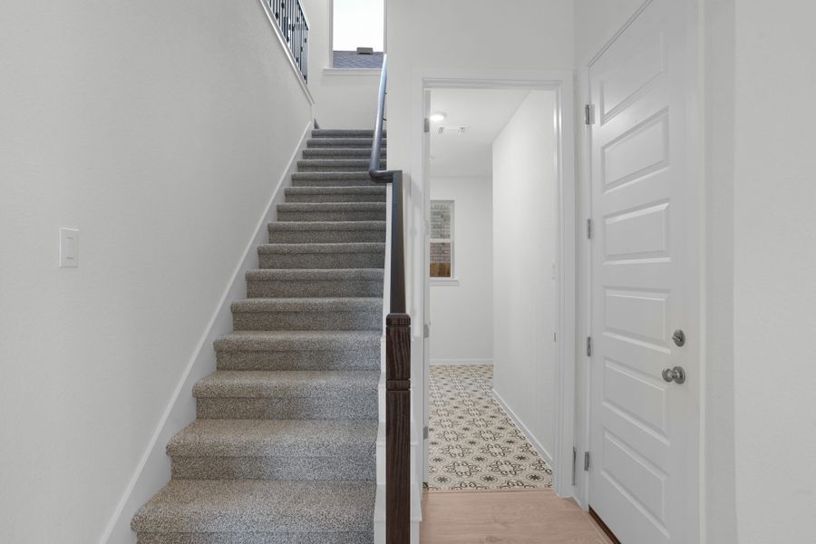 Spacious, unfurnished interior of a new home in The Grove at Blackhawk, Pflugerville (Image 74). Spacious, unfurnished interior of a new home in The Grove at Blackhawk, Pflugerville (Image 74).