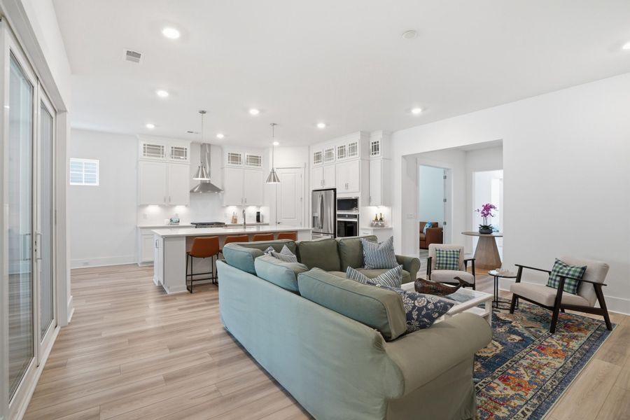 Furnished interior view inside a new home in Summerwind Crossing at Lakes of Cane Bay, Summerville (Image 13).